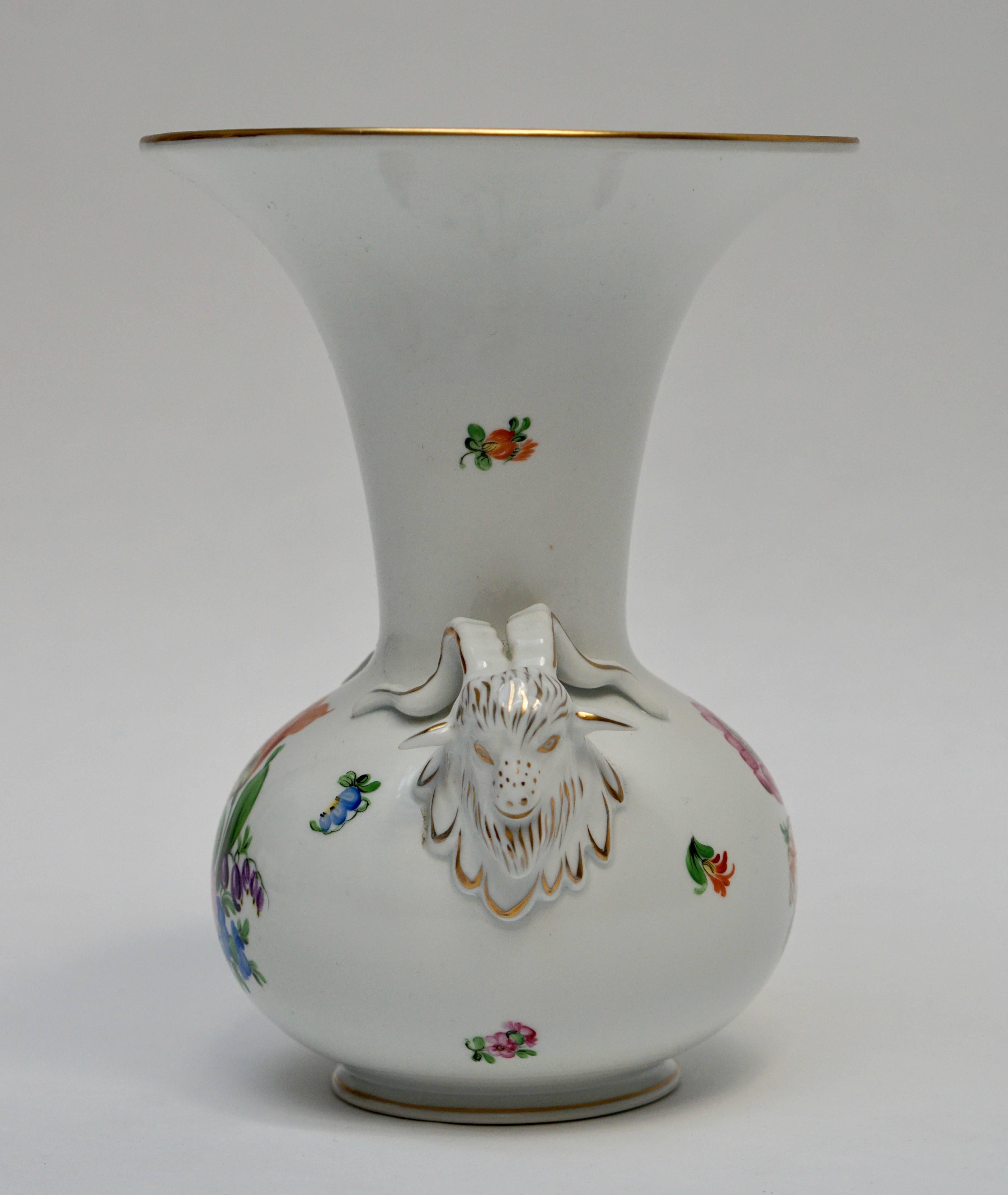 Vase en porcelaine Herend Rothschild Oiseaux Bon état - En vente à Antwerp, BE