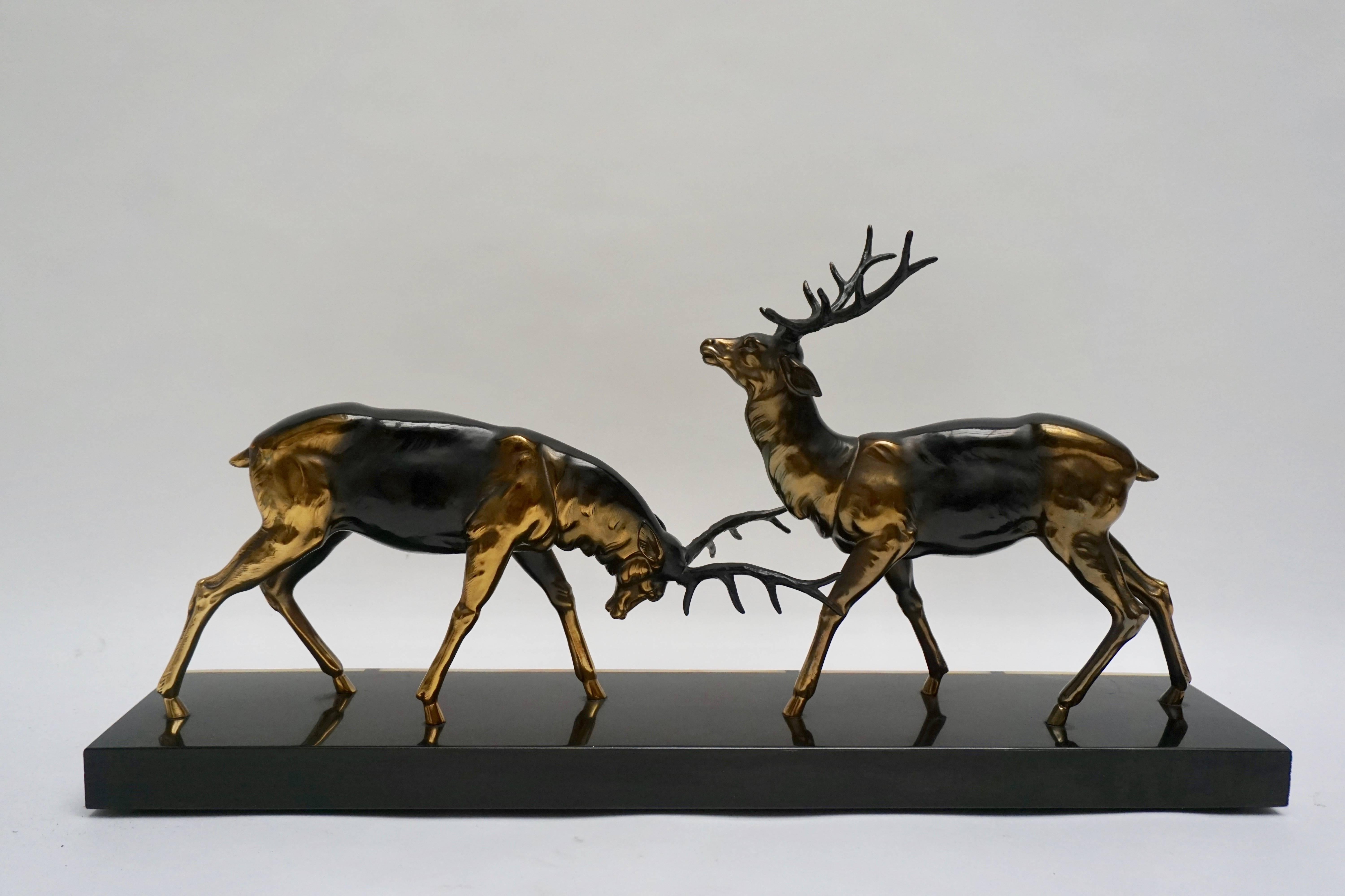 Art Deco Deer Sculpture In Good Condition For Sale In Antwerp, BE