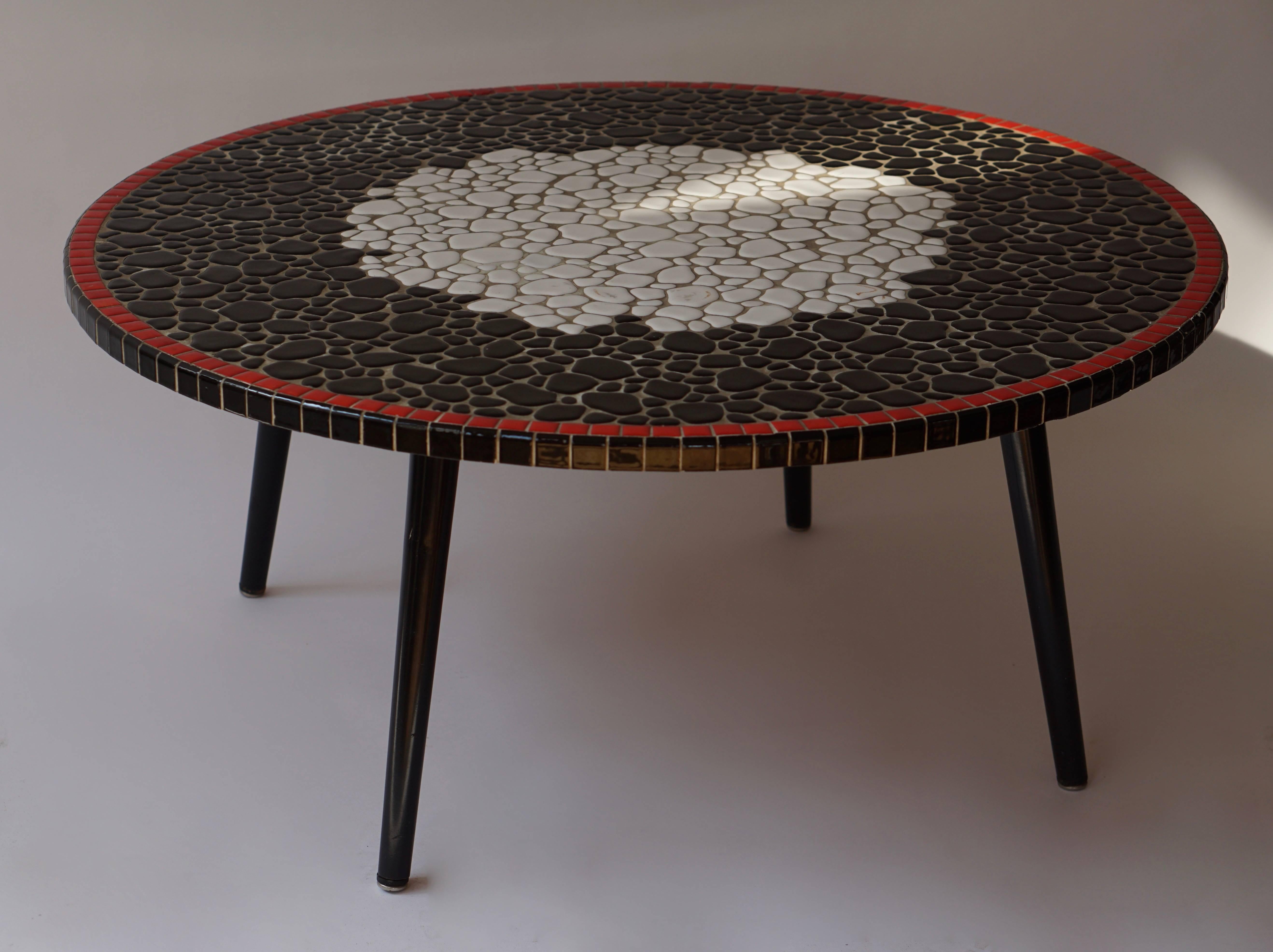 Mid-Century Modern Ceramic Coffee Table