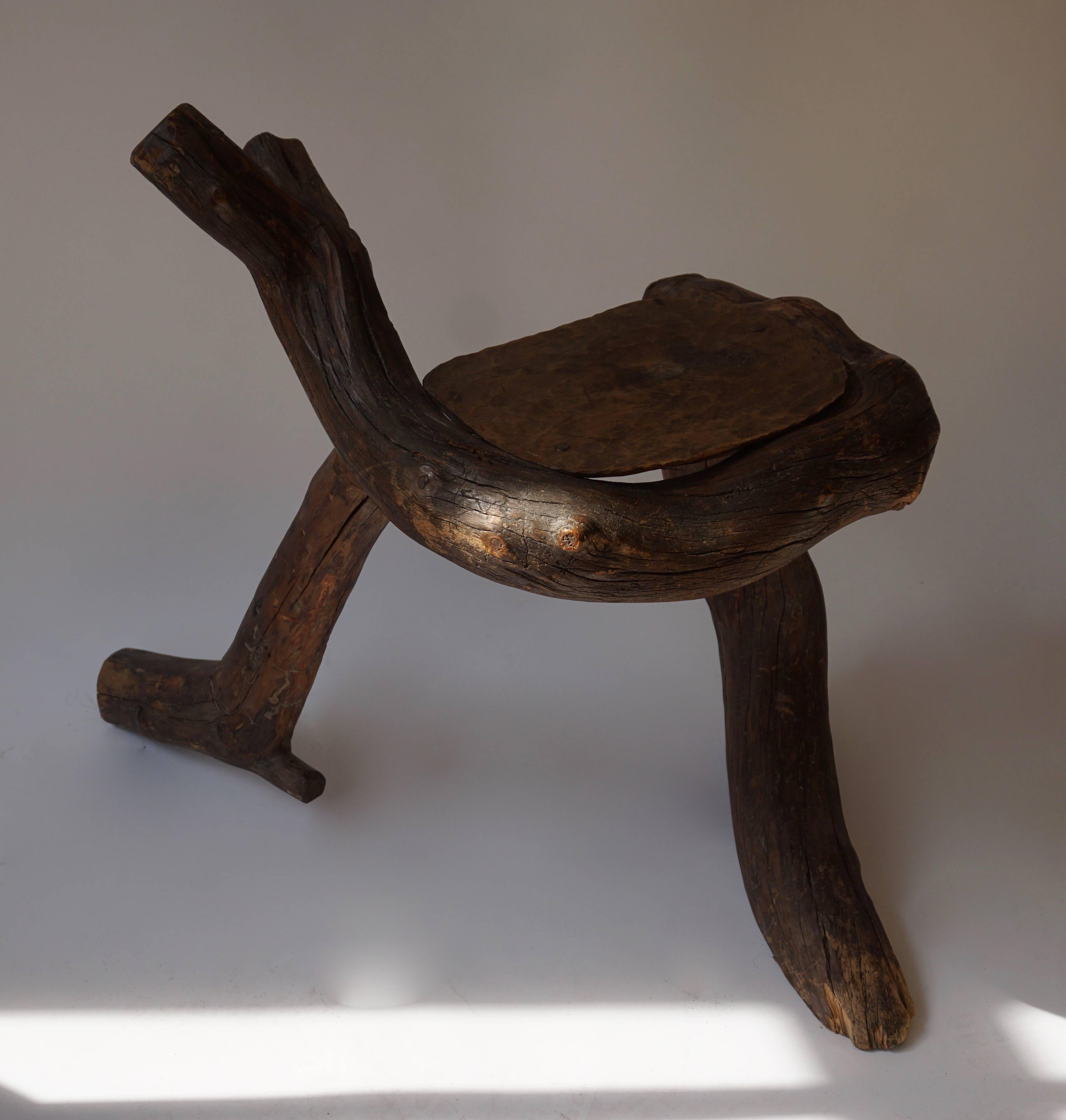 Organic/rustic Mid-Century chair.