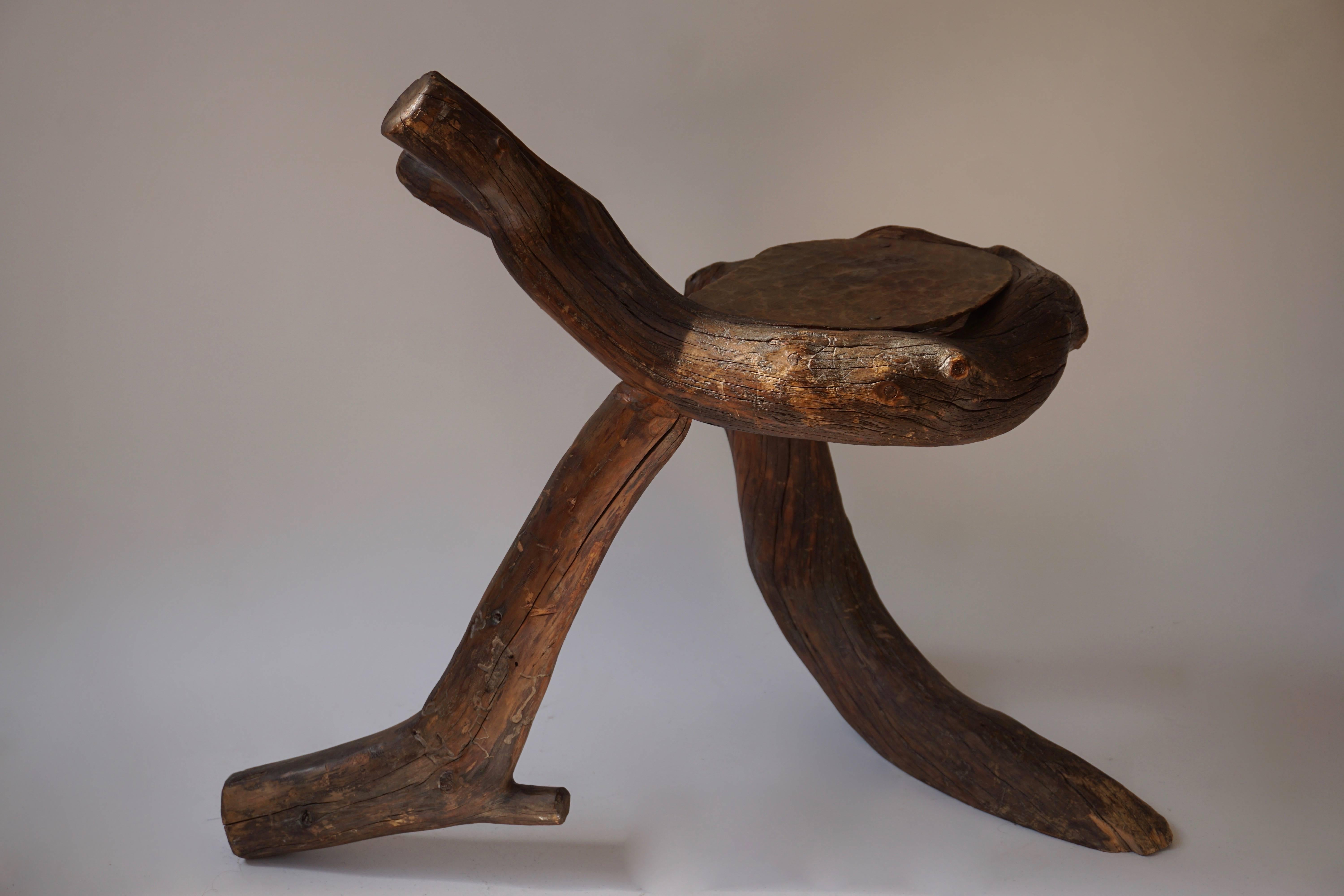 Wood  Organic/Rustic Mid-Century Chair
