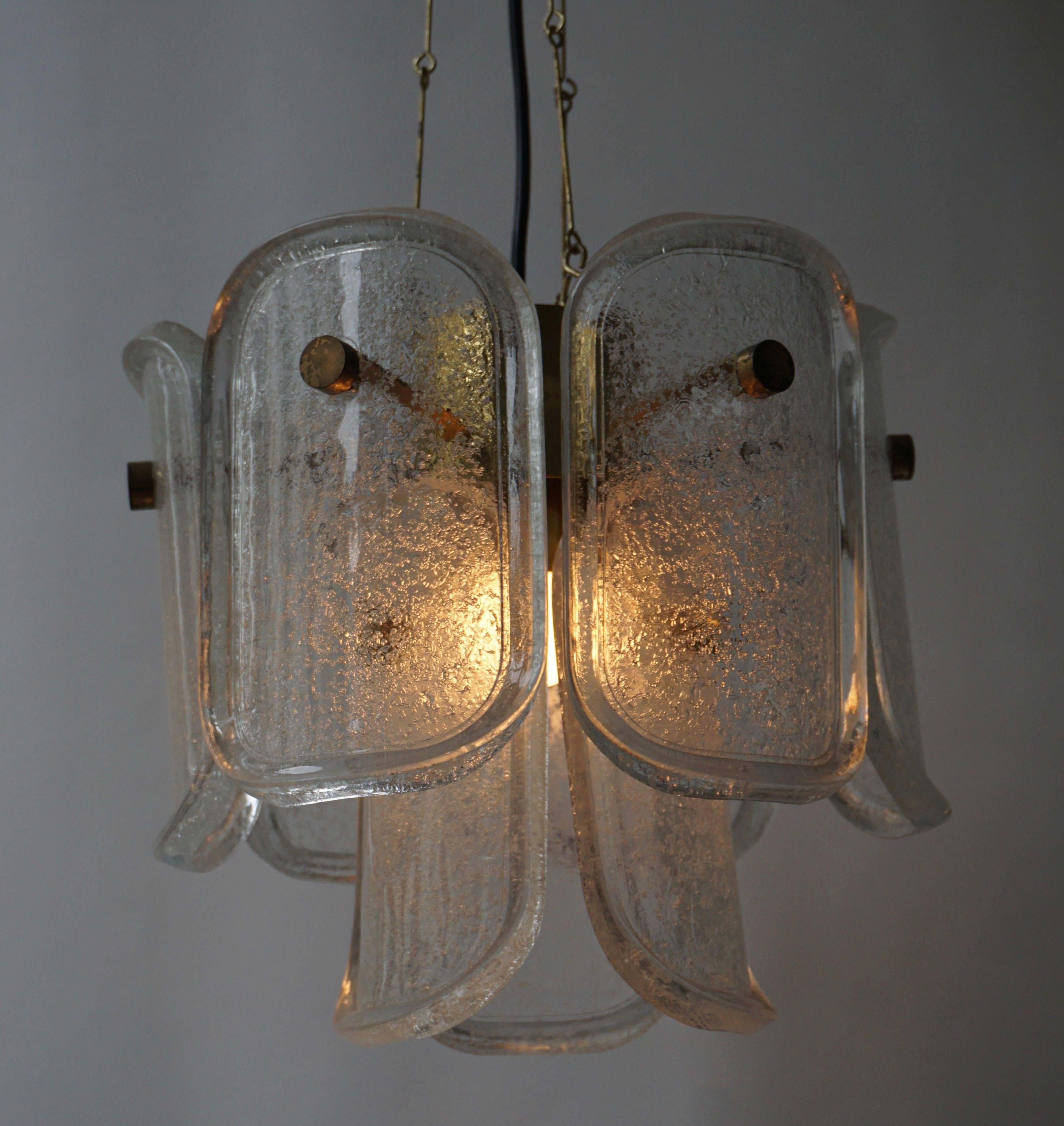 20th Century Murano Glass Pendant Light