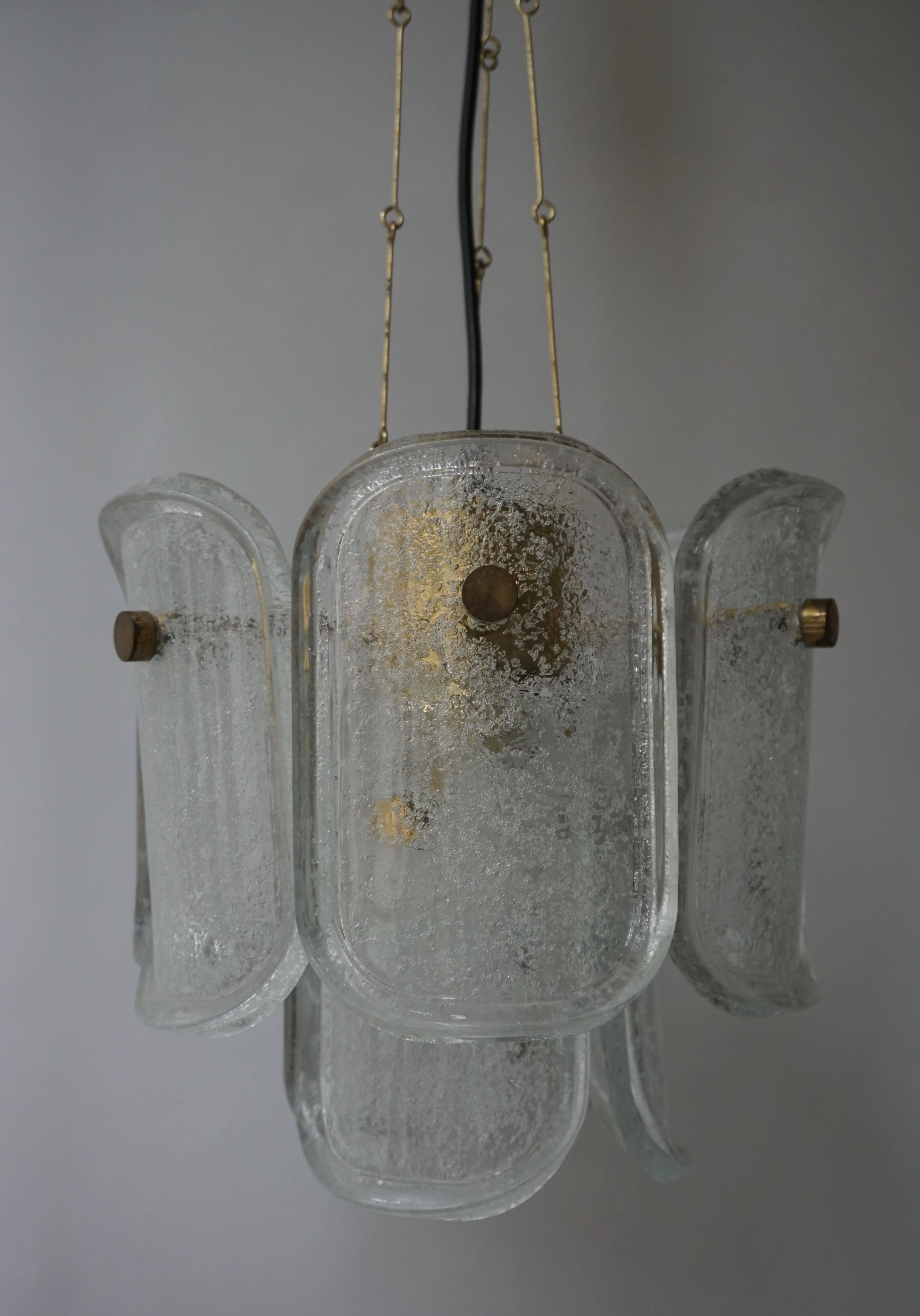 Murano Glass Pendant Light In Good Condition In Antwerp, BE