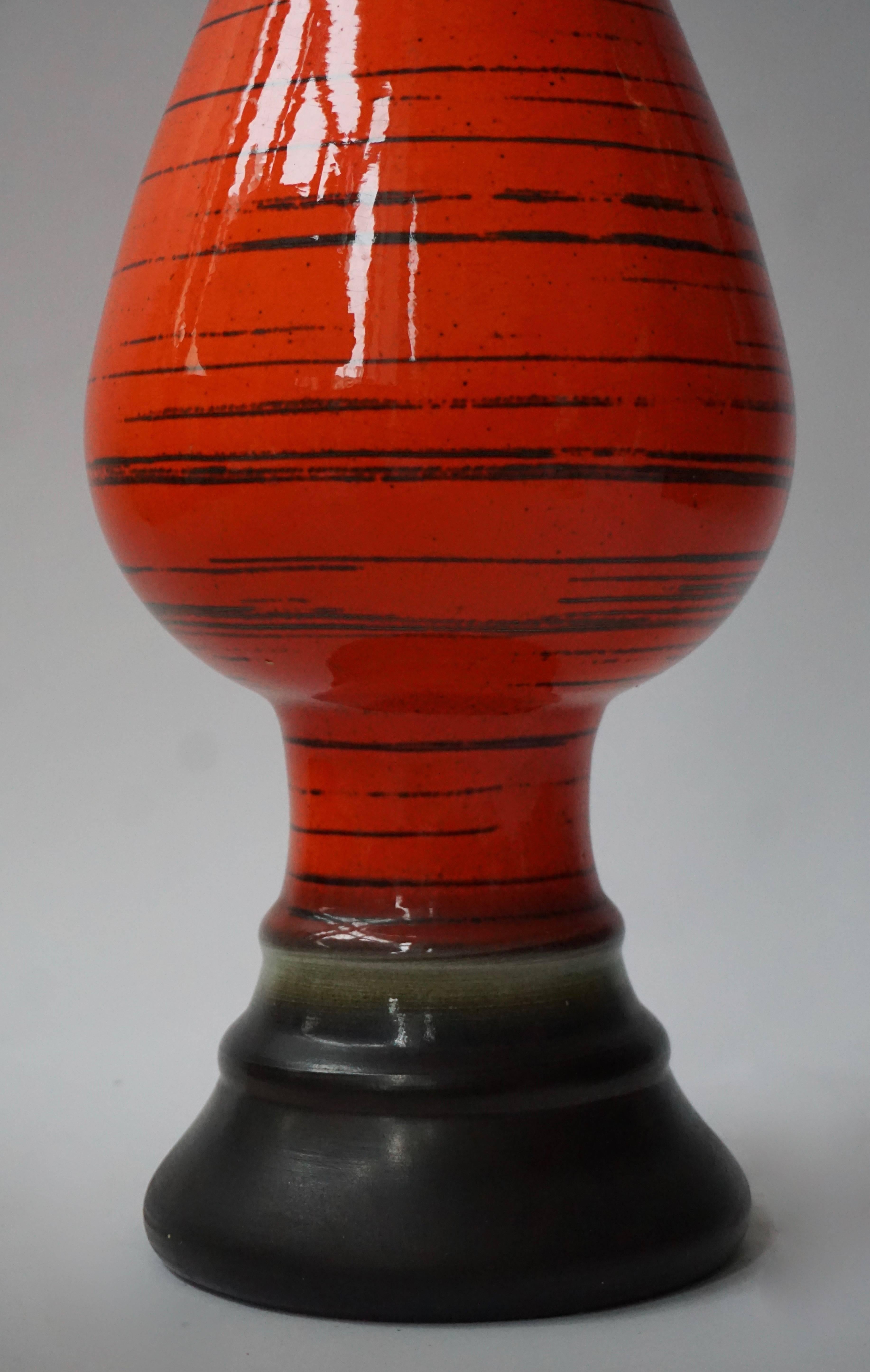 Vase aus Keramik, groß (Moderne der Mitte des Jahrhunderts) im Angebot