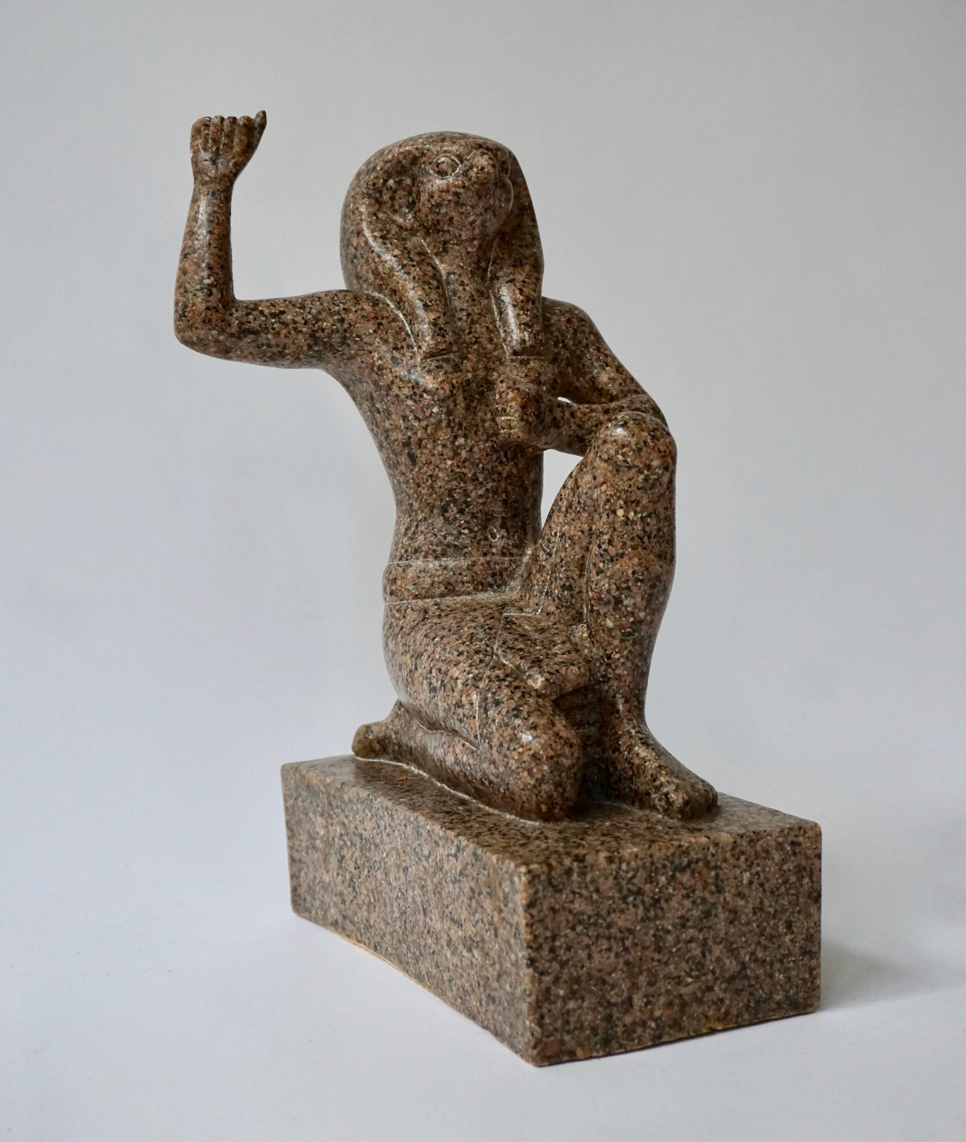 Cast Egyptian Sculpture