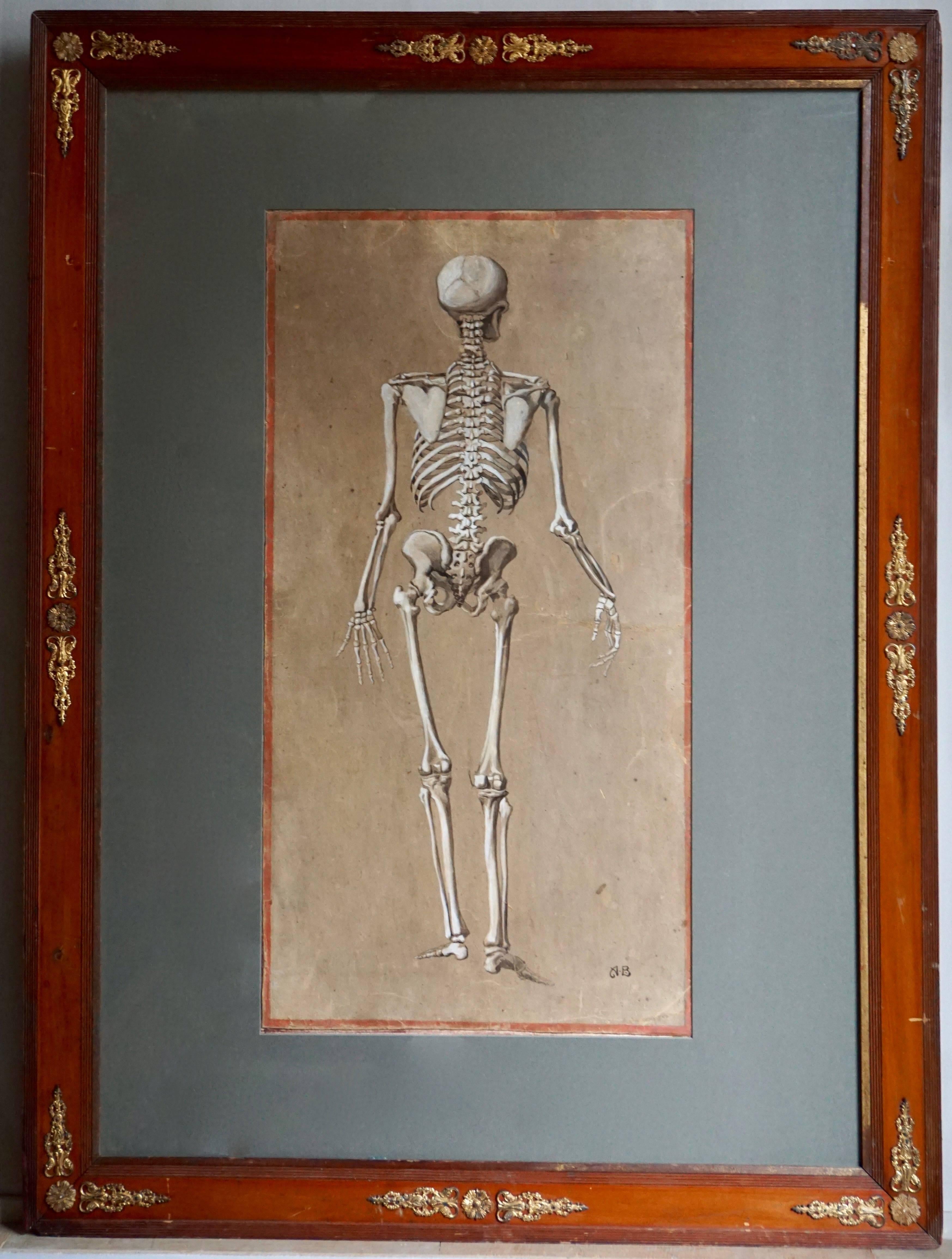 skeleton paintings