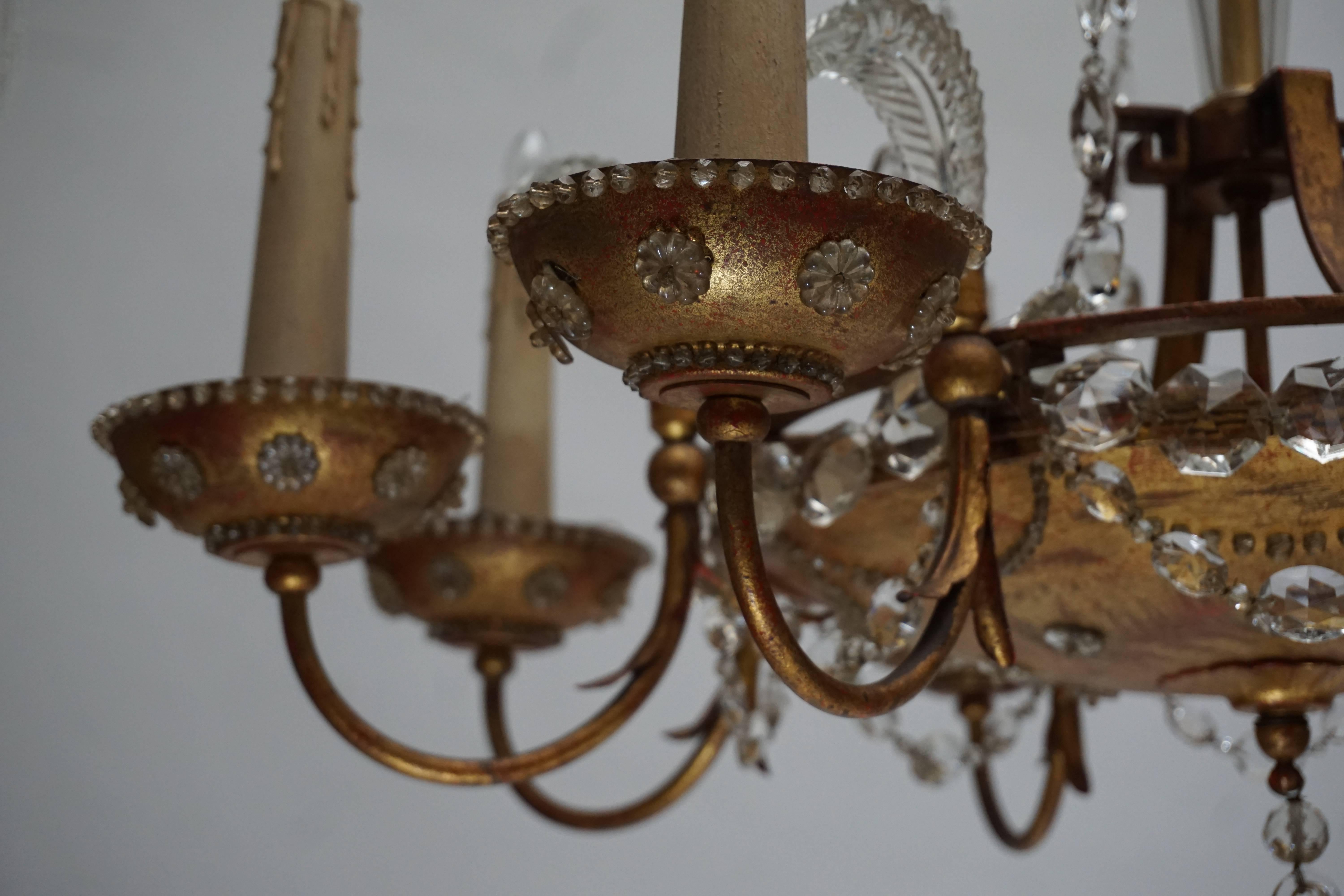 Crystal and Glass Chandelier 2