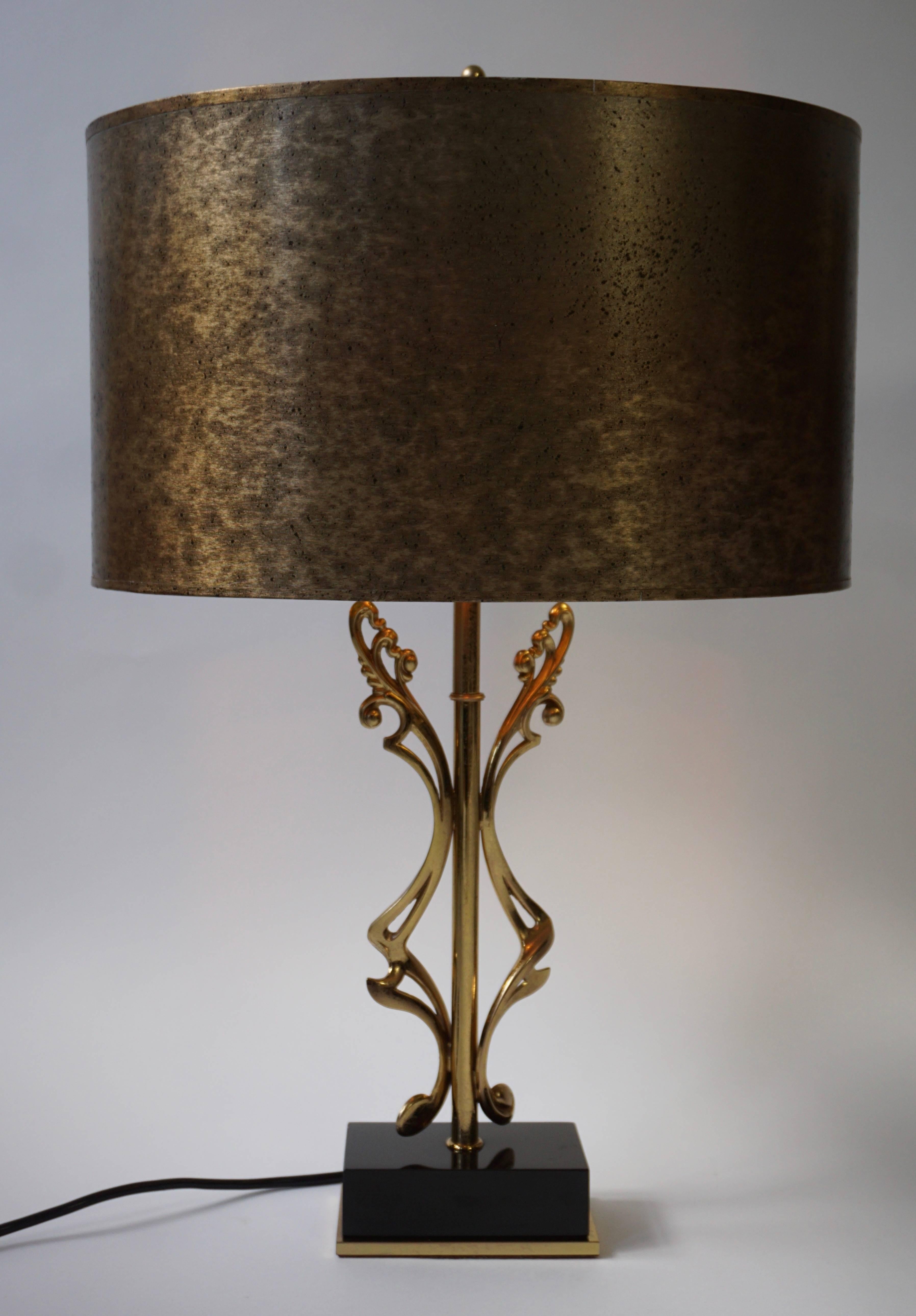 Two Brass Table Lamps In Good Condition For Sale In Antwerp, BE