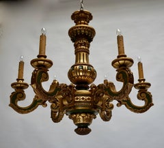 Italienischer Giltwood-Kronleuchter