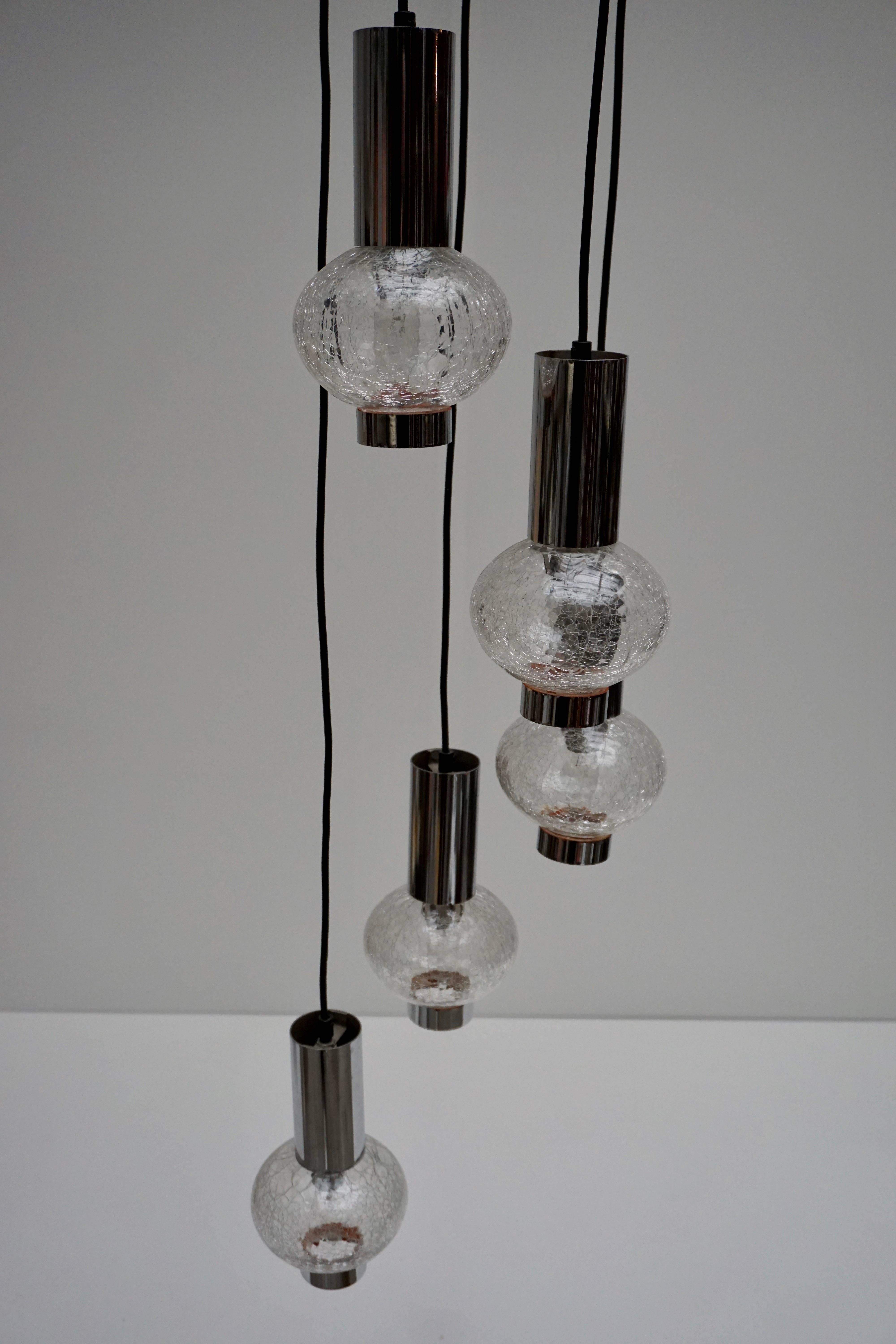 Murano Glass Pendant Light For Sale 3
