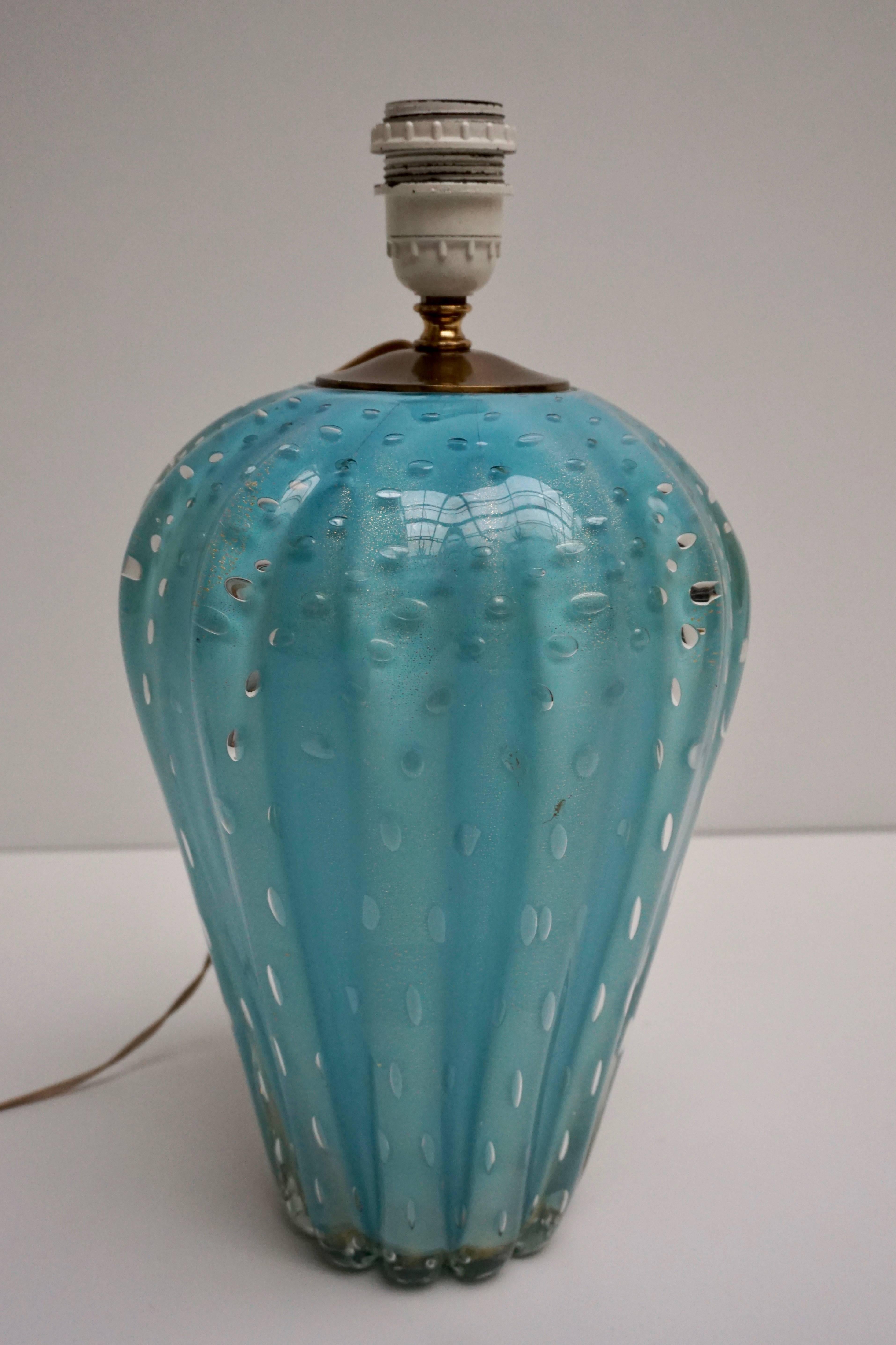 Italian Murano Glass Table Lamp
