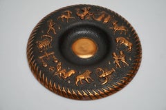 Arte da parete in rame dello zodiaco