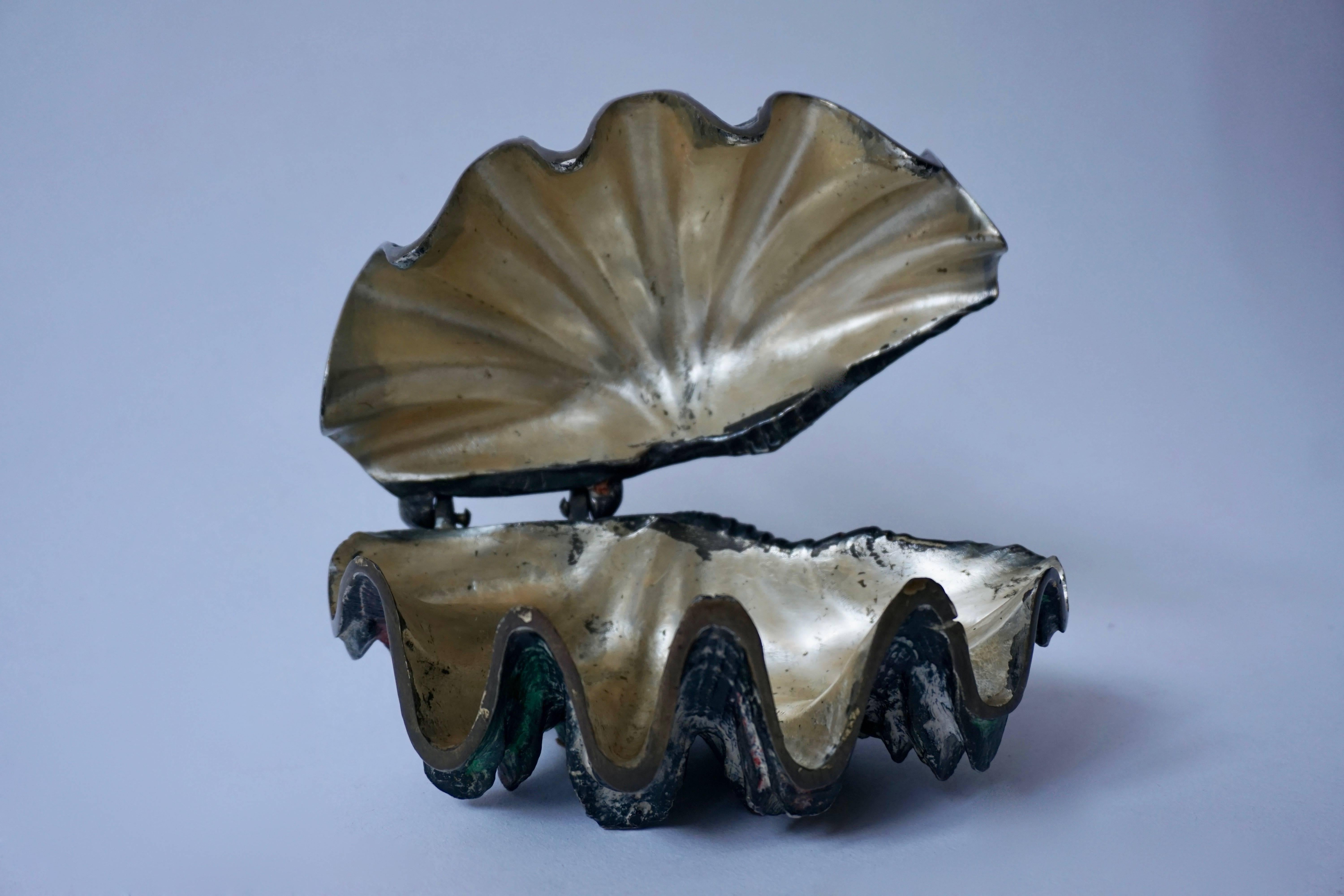 Italian Art Nouveau Jewelry Box in Bronze