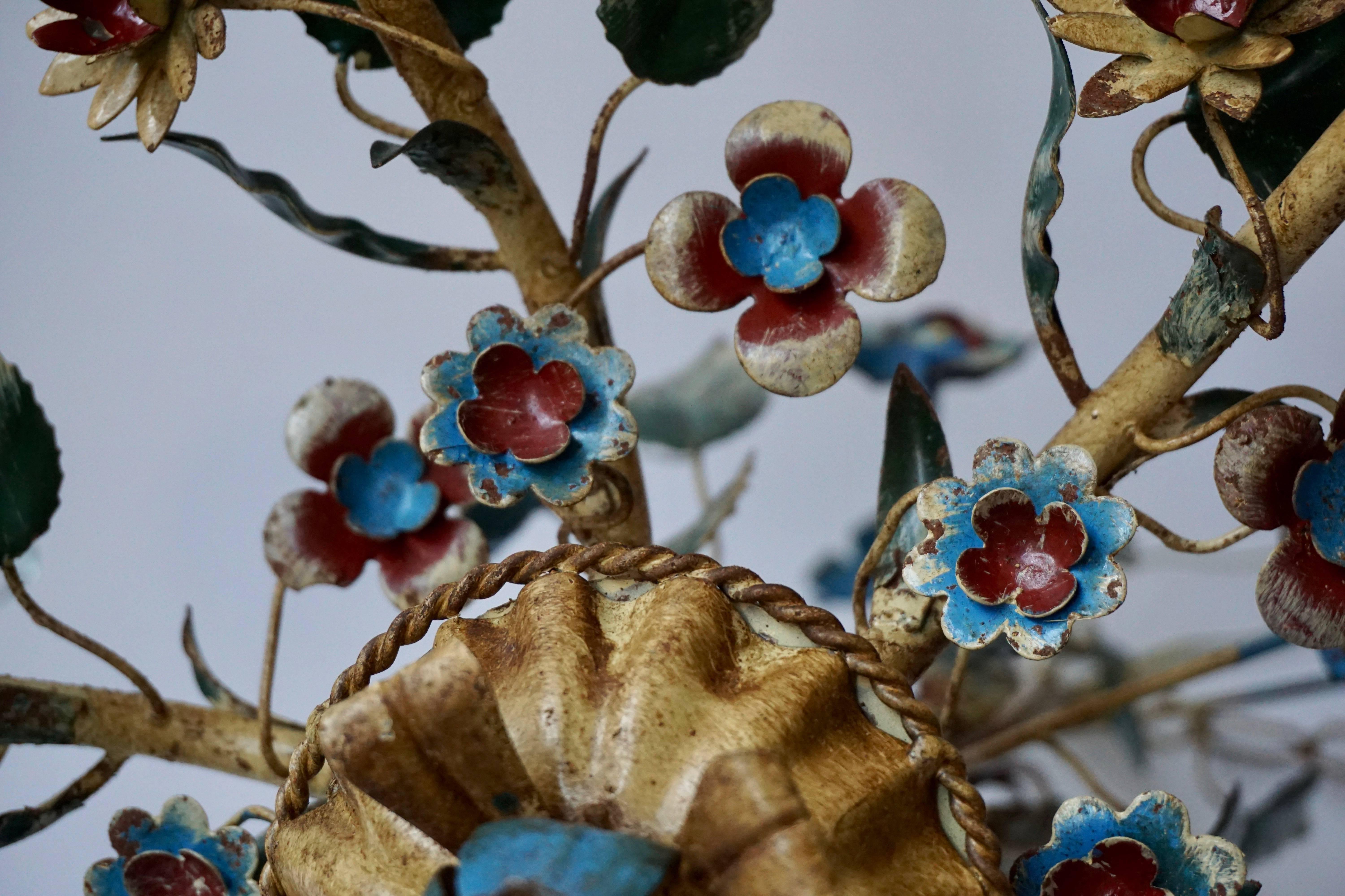 Italian Metal Flower Chandelier 2