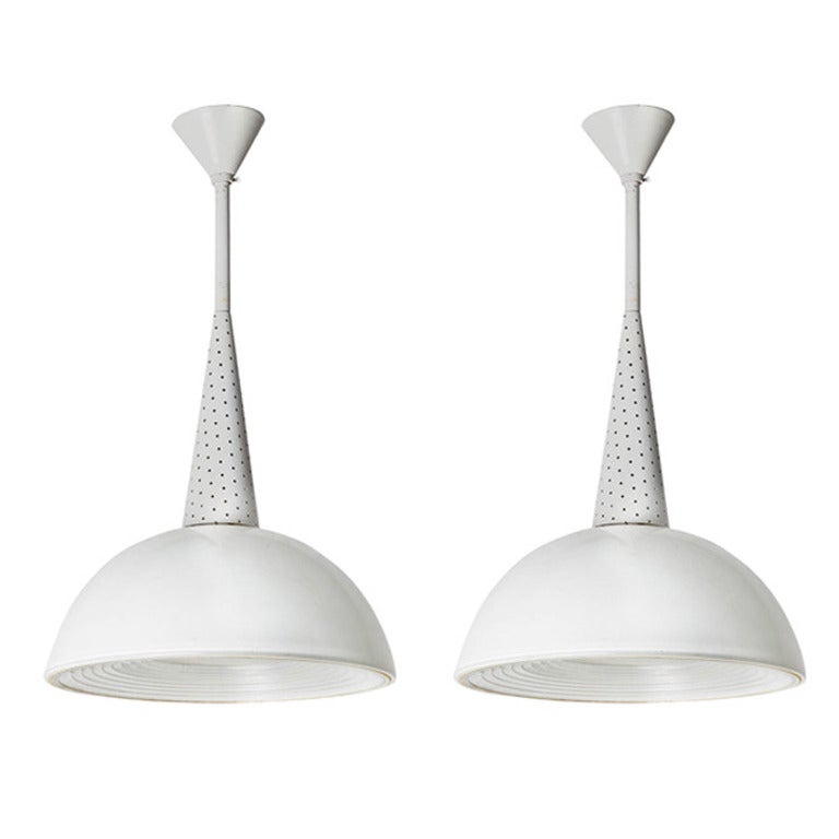 Four Italian Pendant Lights For Sale at 1stDibs