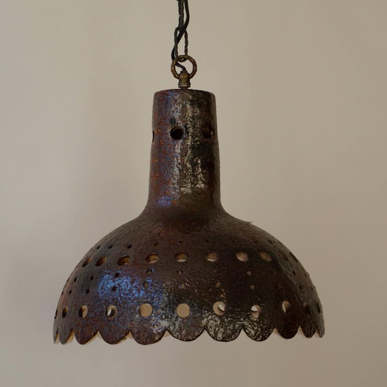 Ceramic Pendant Light at 1stDibs