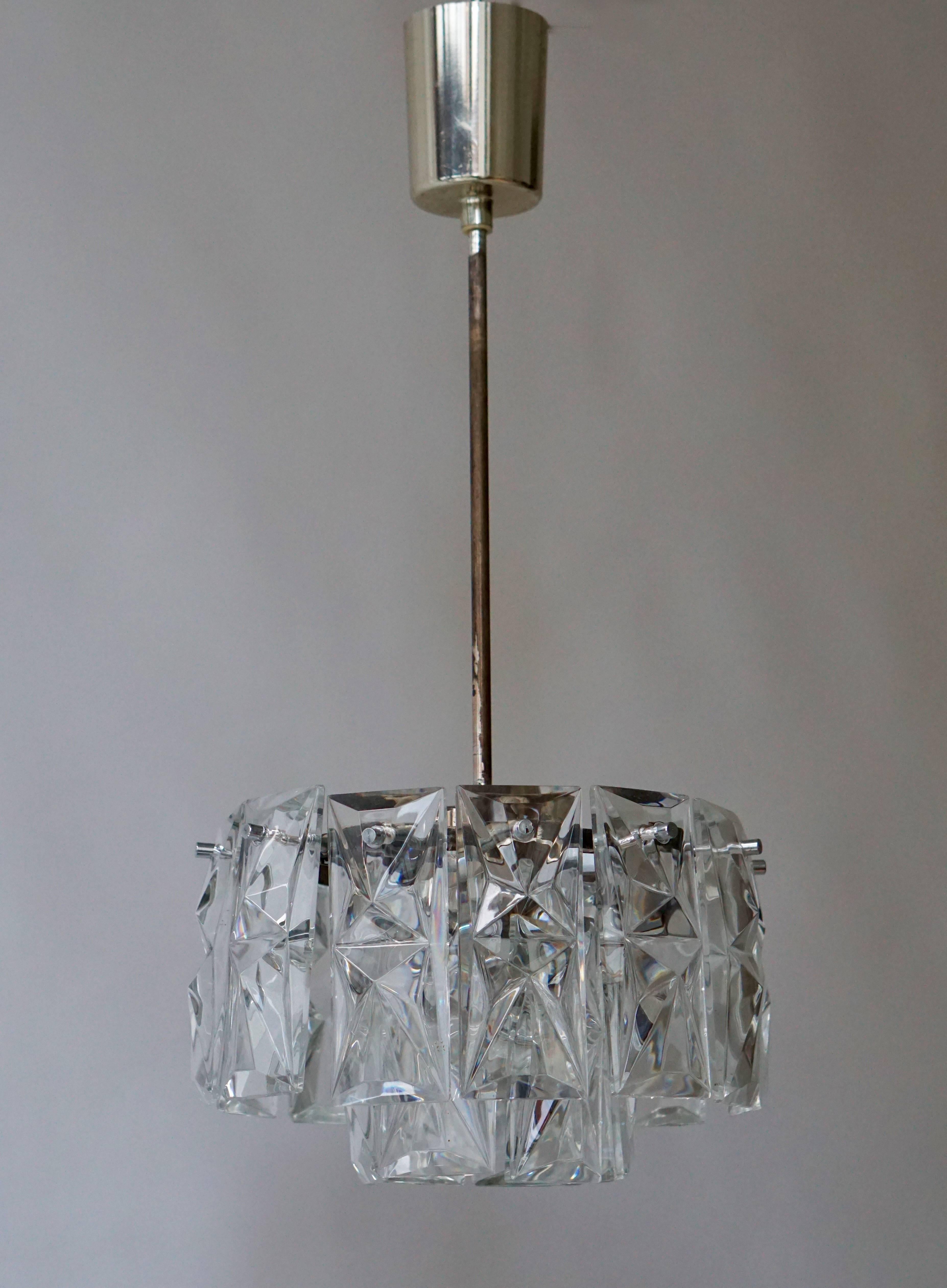 Crystal Italian Murano Glass Chandelier