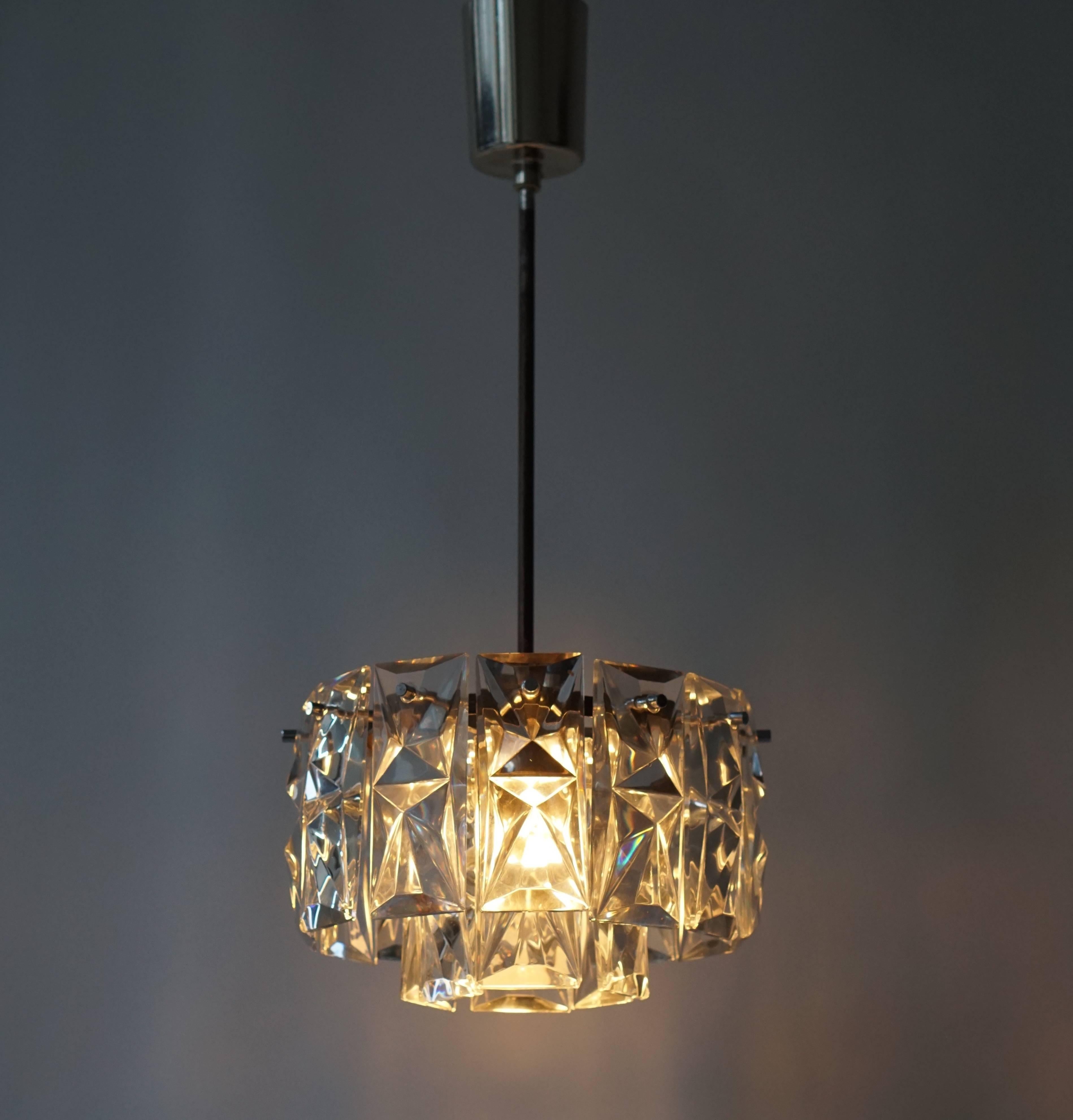 Mid-Century Modern Italian Murano Glass Chandelier