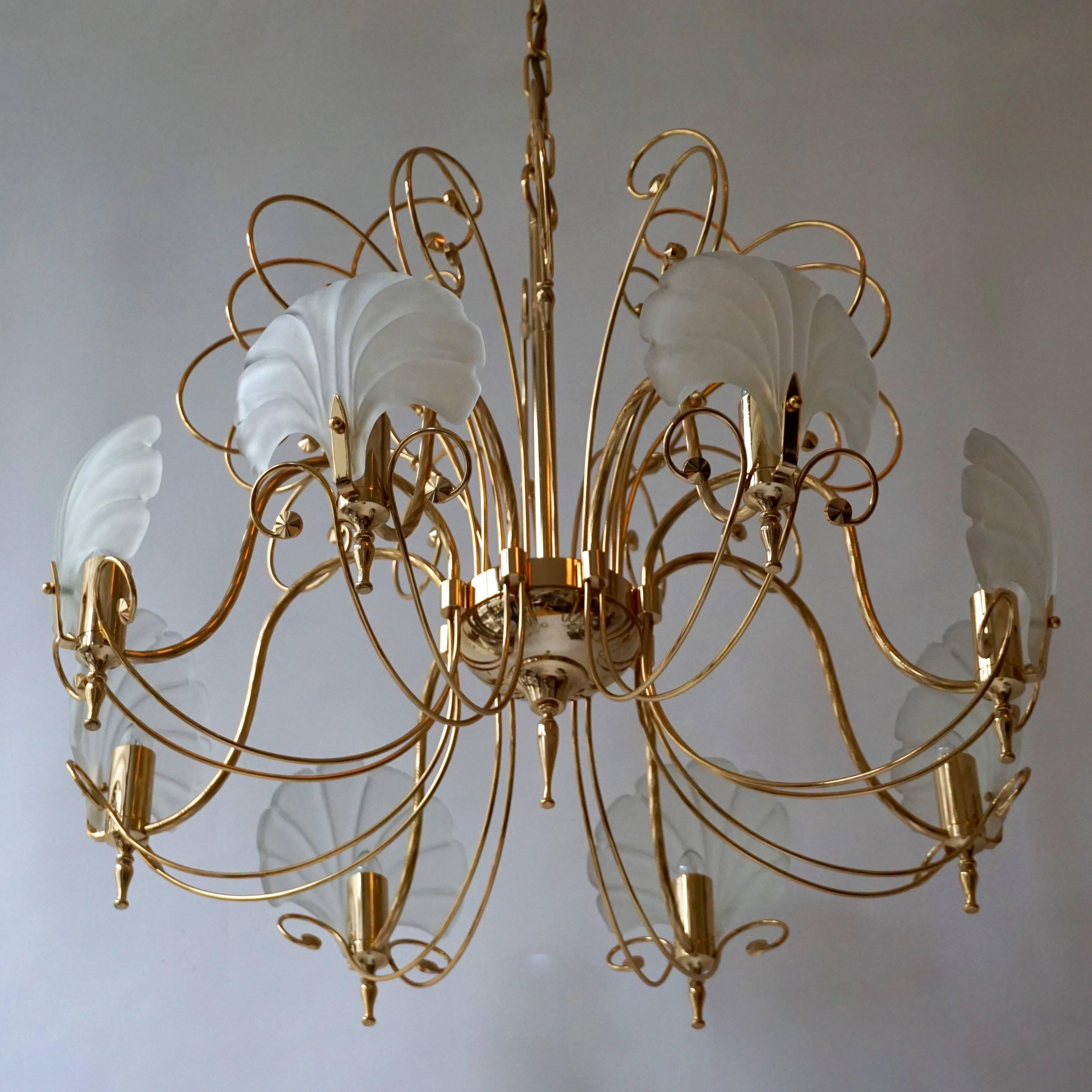 Italian Murano Glass Chandelier For Sale 2