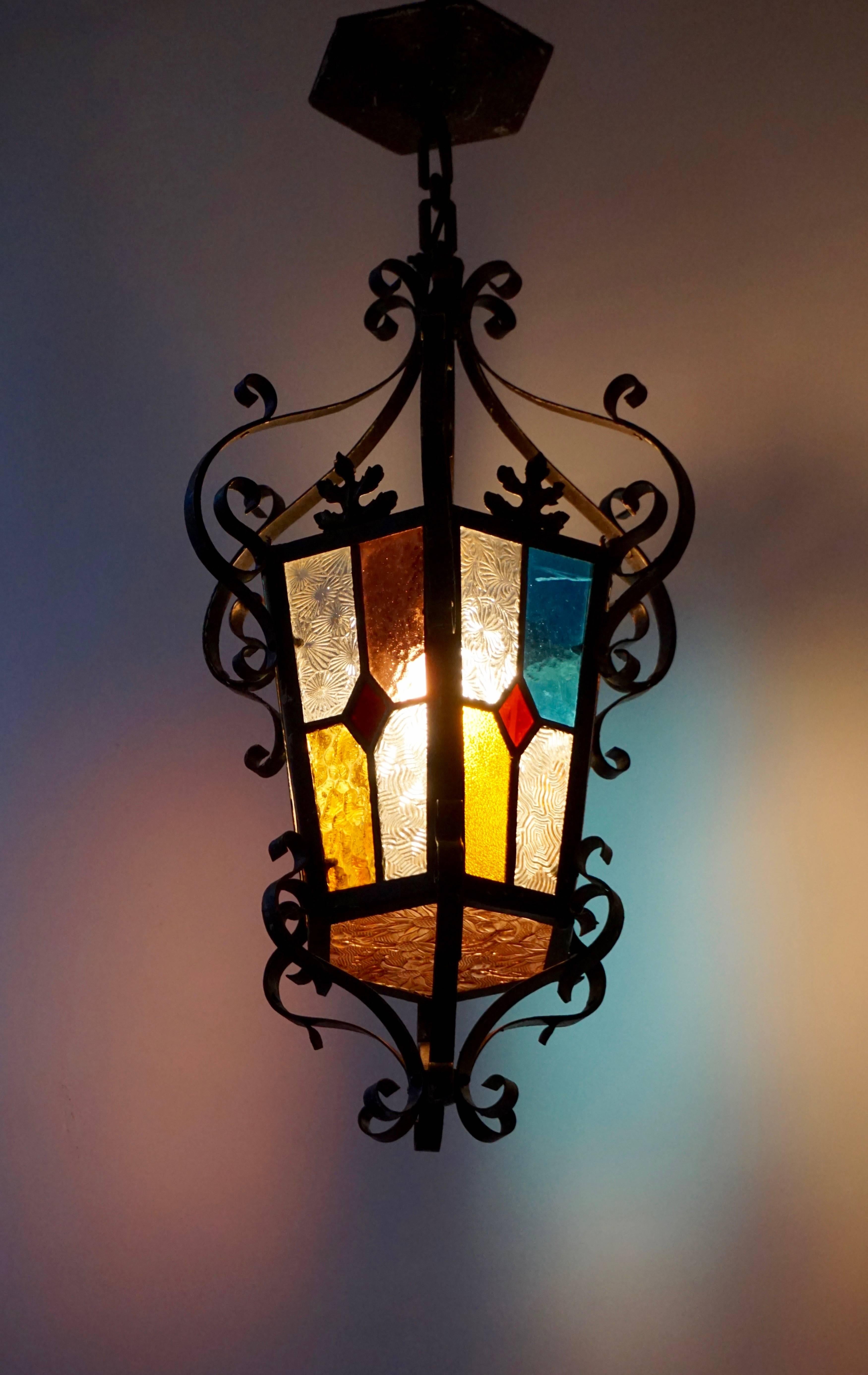 stained glass chandeliers