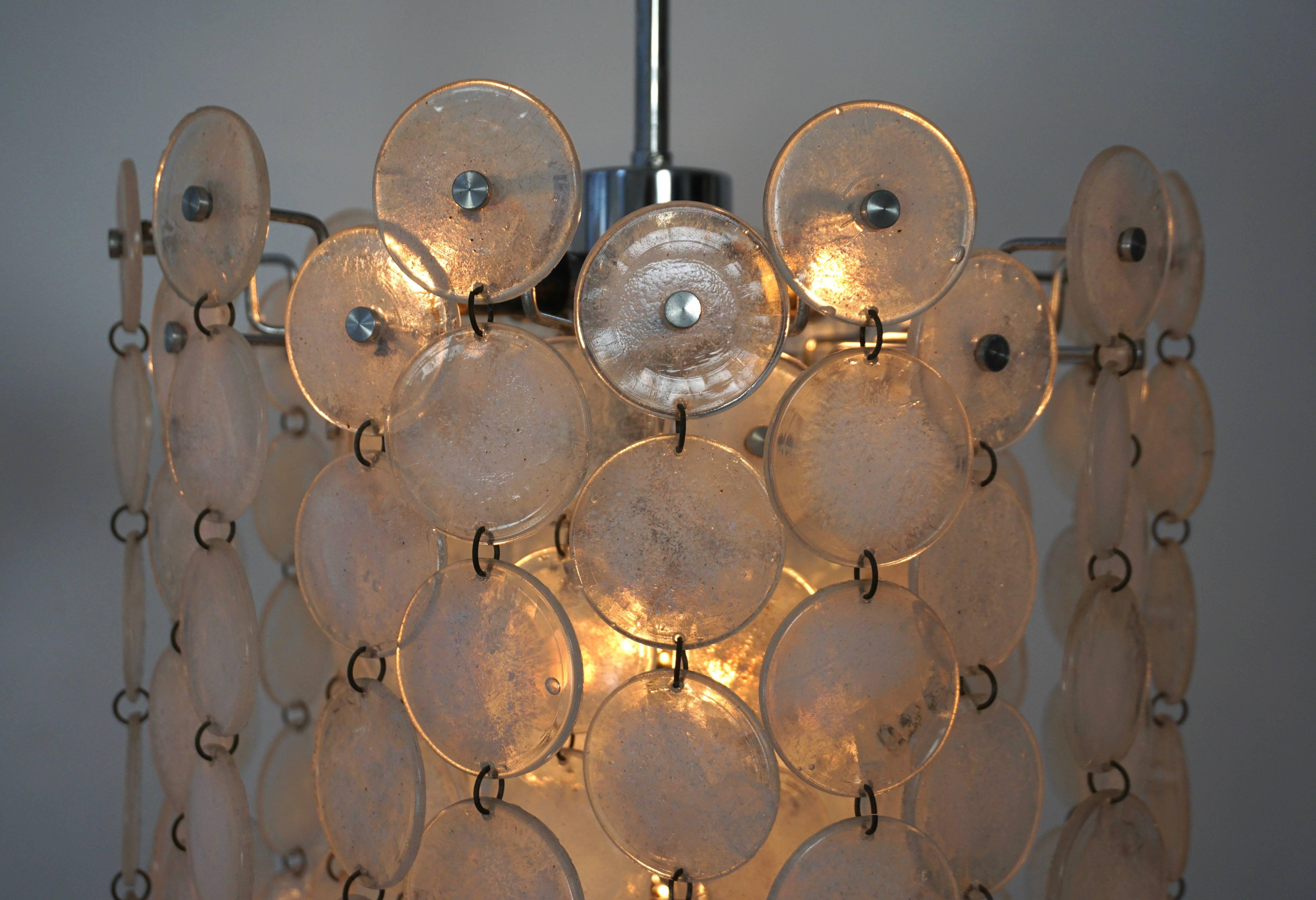 Italian Murano Glass Chandelier For Sale 4