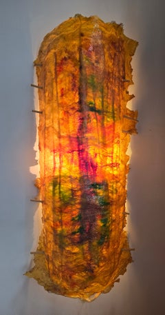 Large Signed Lucas Sculptural Wall Light, 2002