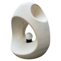 Sculptural Organic Ceramic Table Lamp, circa 1970