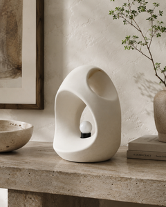 Sculptural Organic Ceramic Table Lamp, circa 1970