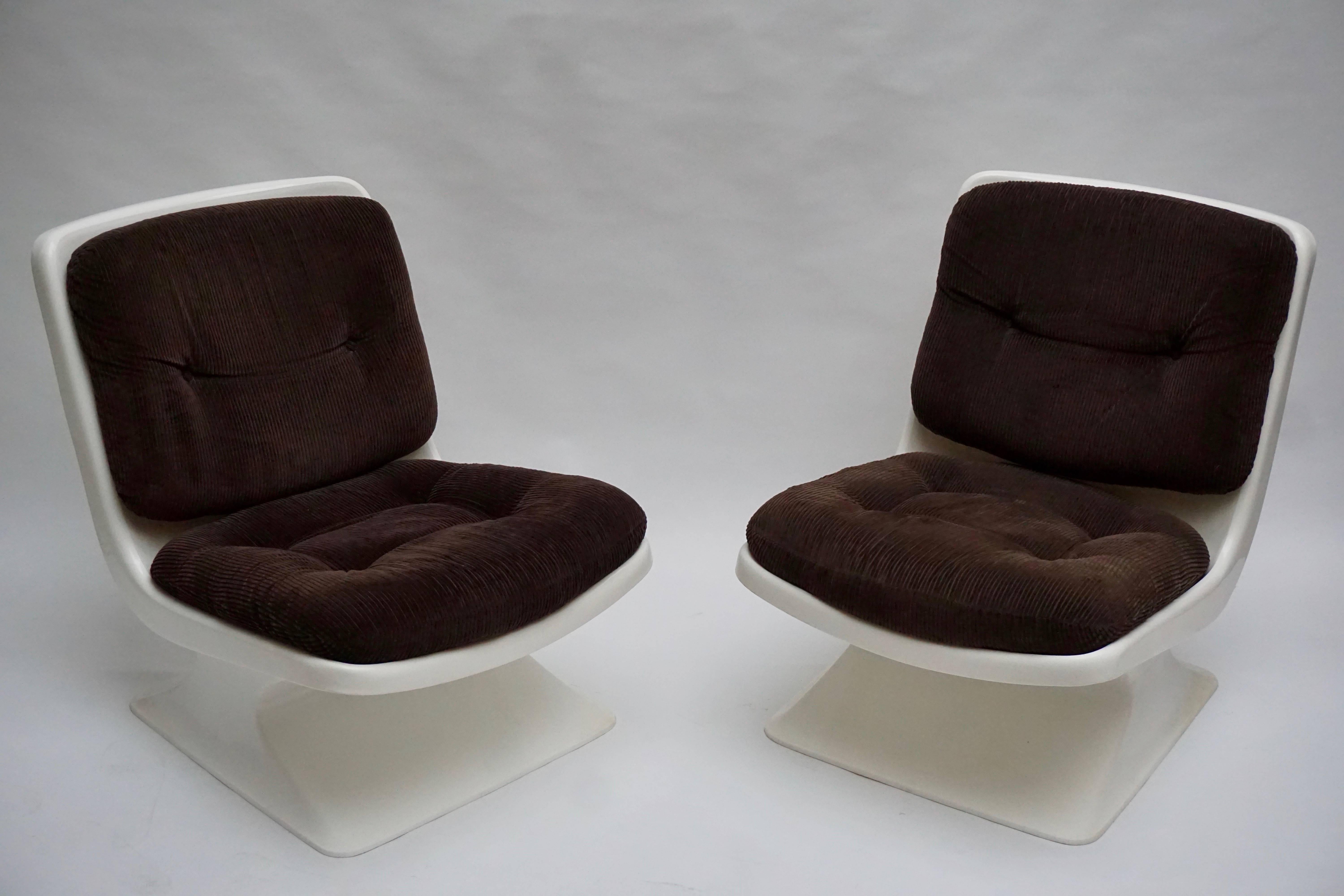 Albert Jacob Lounge Chairs für Grosfillex, 1970 (Moderne der Mitte des Jahrhunderts) im Angebot