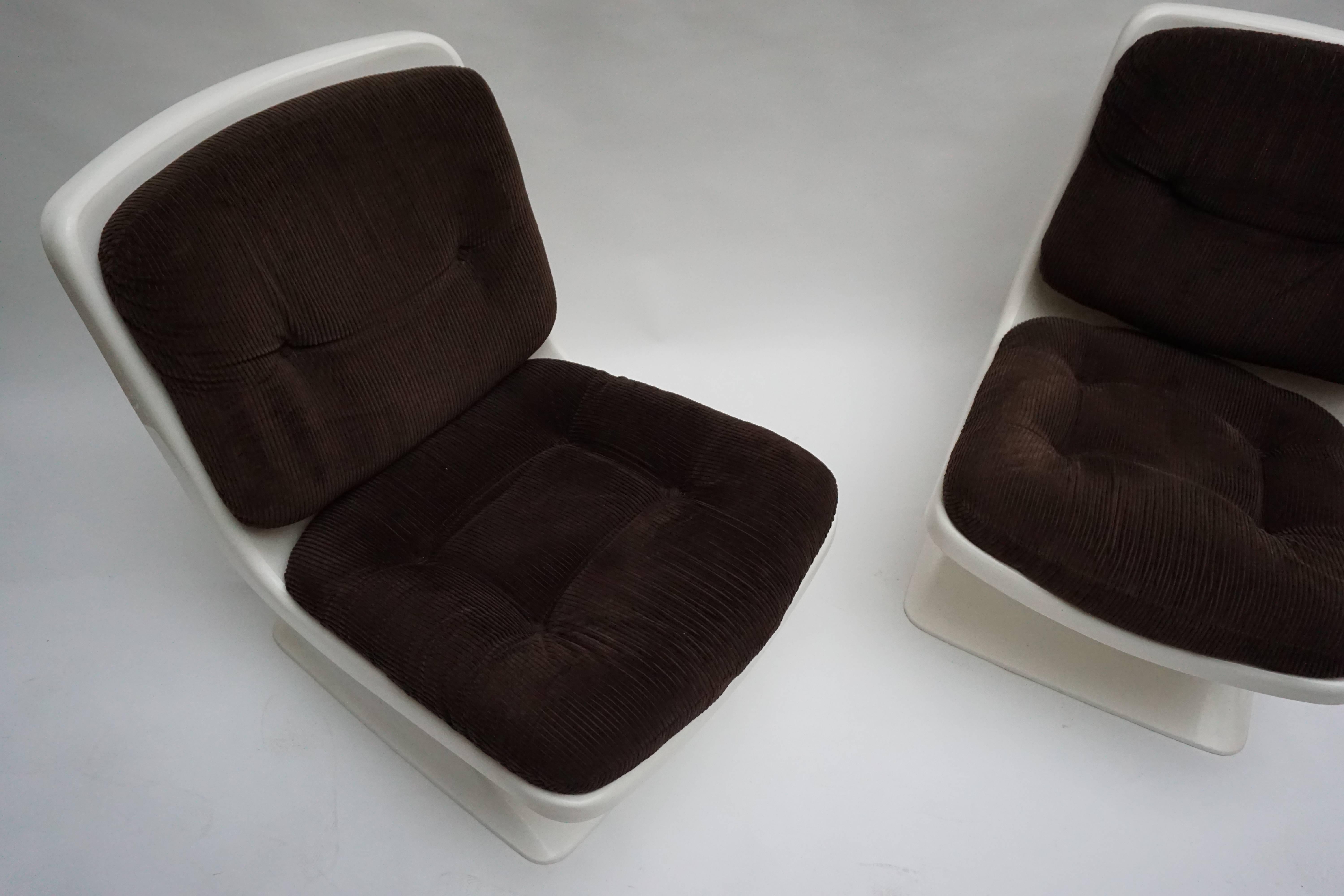Albert Jacob Lounge Chairs for Grosfillex, 1970 In Good Condition For Sale In Antwerp, BE