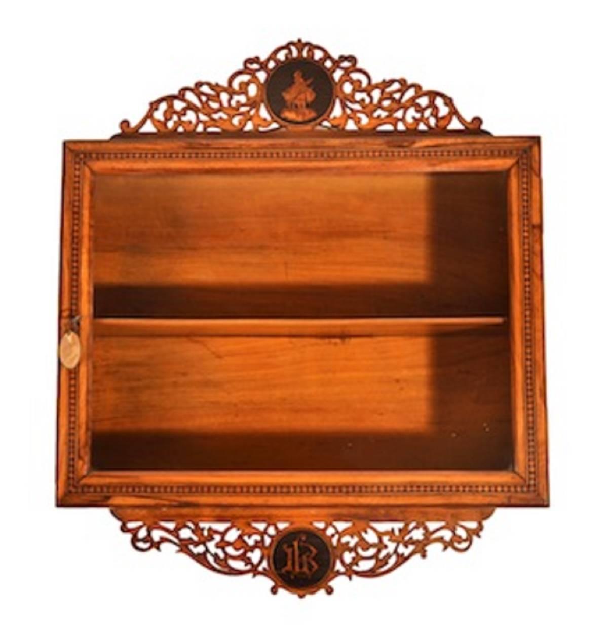 Antique Sorrento Olivewood Wall Hanging circa 1880 at 1stDibs