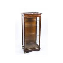 19th Century French Tulipwood and Ormolu Display Cabinet