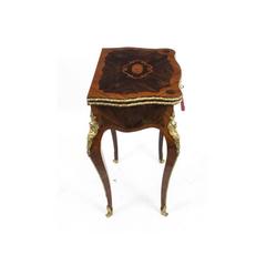 Antique French Kingwood and Rosewood Card Games Table, circa 1870