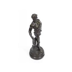 Antique Maurice Constant Bronze Sculpture Blacksmith, circa 1920