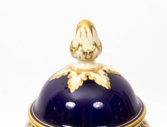 Antique Pair of Graingers Worcester Vases and Covers, circa 1900