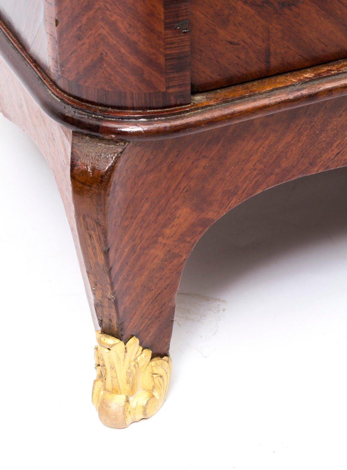 19th Century French Ormolu Mounted Kingwood Display Cabinet For