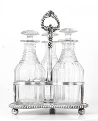 19th Century Regency Silver Plated Decanter Stand Matthew Boulton