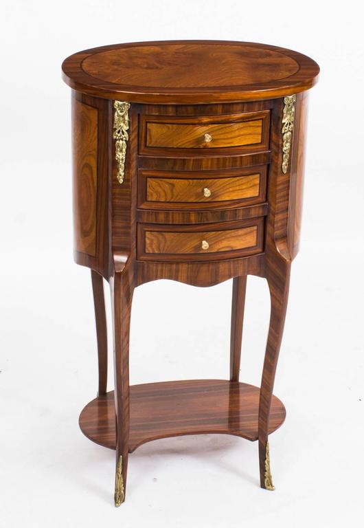 Pair Of Louis Xvi Style Burr Walnut And Bird S Eye Maple Bedside Pair Of Louis Xvi Style Burr Walnut Bird S Eye Maple Bedside Cabinets In Excellent