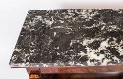 Antique French Charles X Console Table "Gris St Anne" Marble-Top, circa 1830