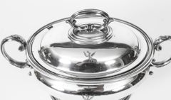 Antique Pair of Sauce Tureens, Covers and Liners Elkington, circa 1860