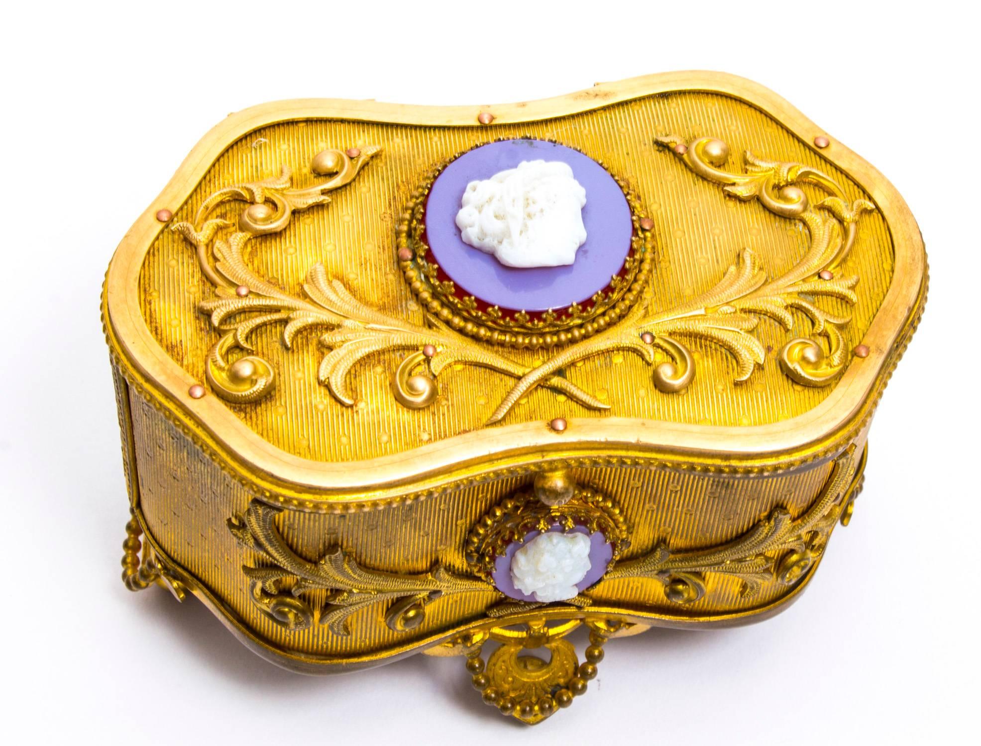 ormolu jewelry casket