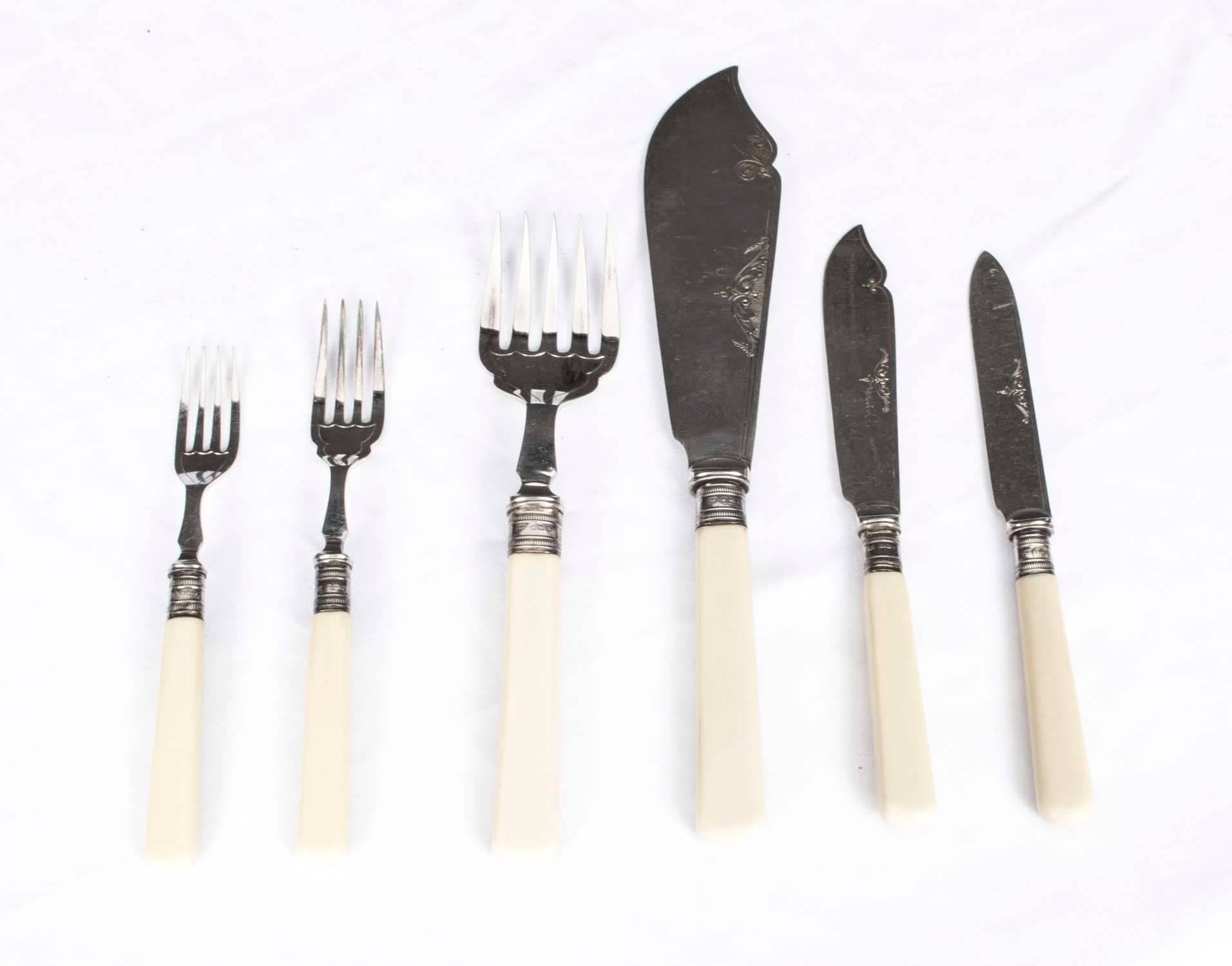 fish knives and forks for sale