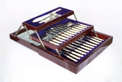 Antique Victorian Boxed Set of Fish Knives and Forks, 1923