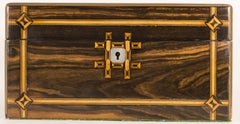 19th Century Coromandel and Satinwood Banded Box