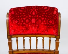 19th Century Victorian Satinwood Nursing Chair