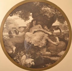 19th Century Print Garden of Hesperides