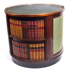 Mid-20th Century Mahogany Library Drinks Cabinet Table Dry Bar