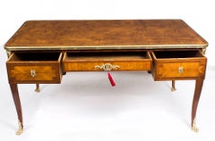 Antique French Ormolu-Mounted Bureau Plat Desk, circa 1840
