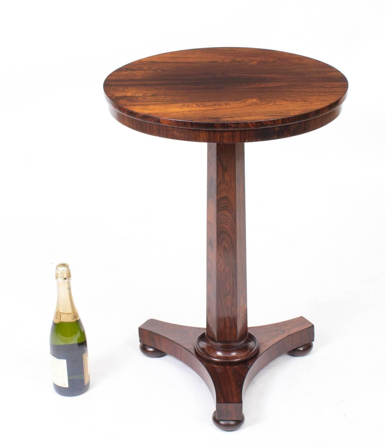 19th Century William IV Rosewood Occasional Table 2