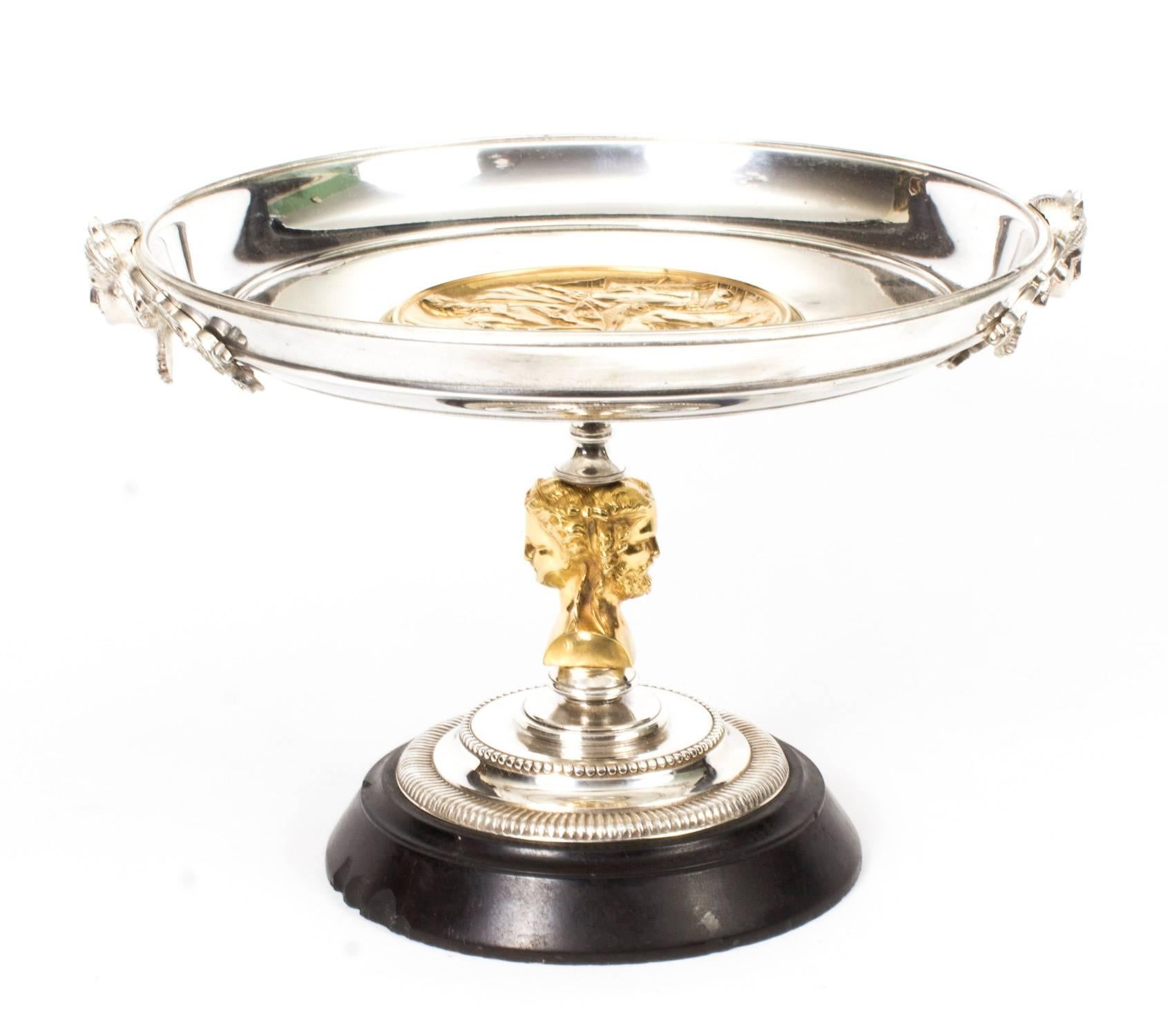 19th Century Classical Continental Grand Tour Bronze Tazza 1